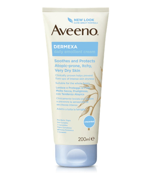 Aveeno Soothing Emollient Cream Dermexa 200ml