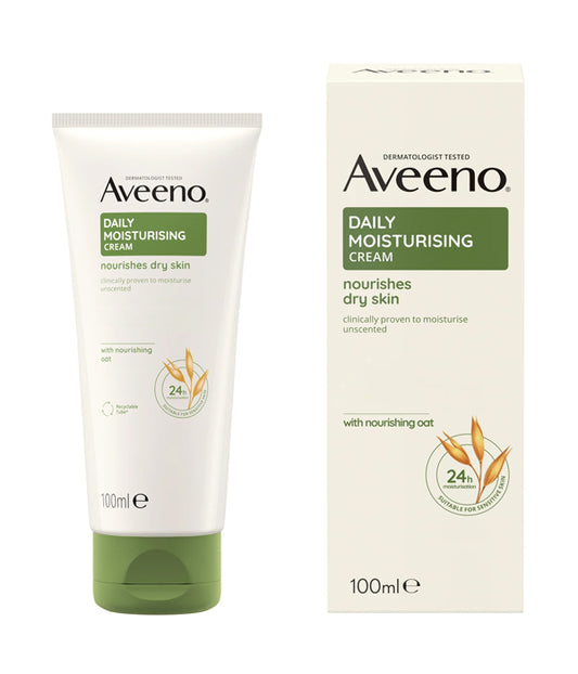 Aveeno Body Cream Daily Moisturising Dry & Sensitive Skin 100ml