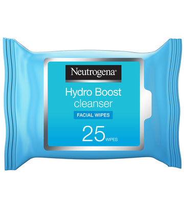 Neutrogena Makeup Remover Wipes Hydro Boost Cleansing Face Pack Of 25 Wipes