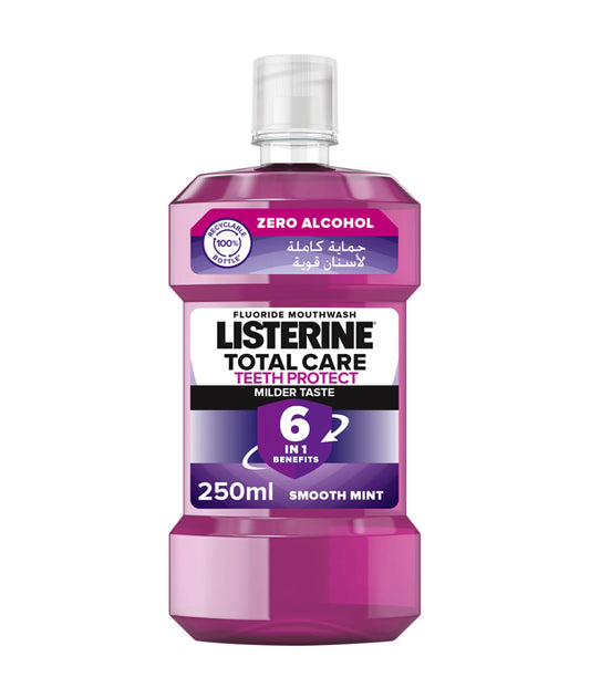 Listerine Mouthwash Total Care Zero Alcohol Smooth Mint 250ml