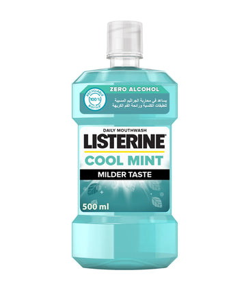 Listerine Mouthwash Zero Alcohol Mild Mint 500ml